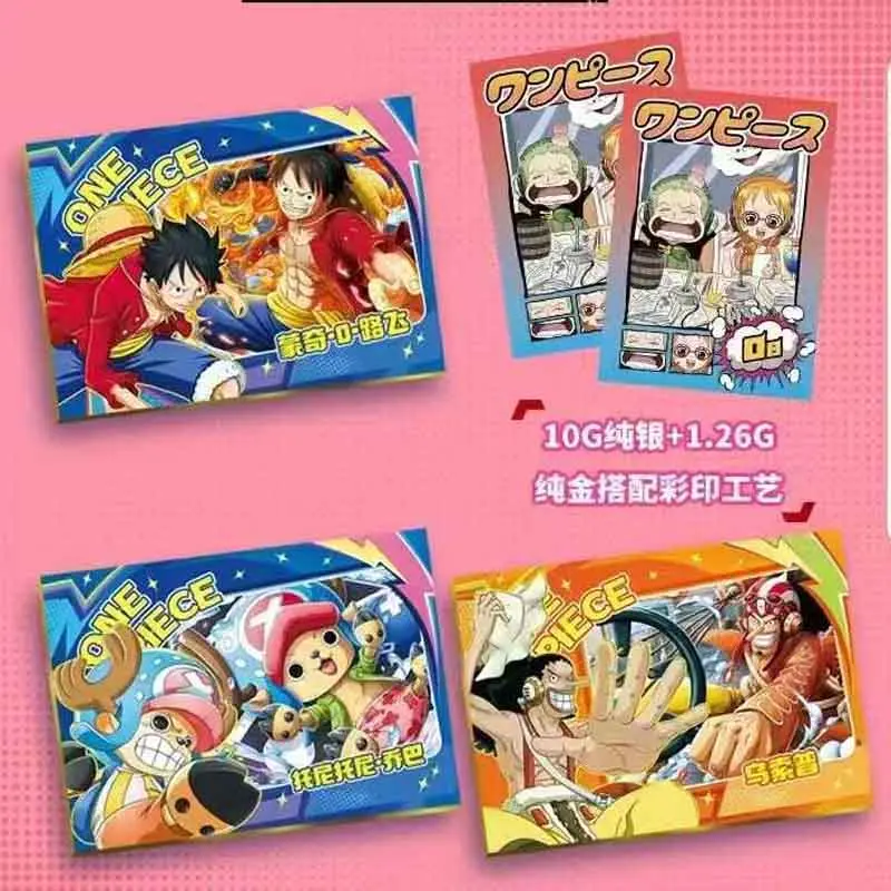 One Piece Collection Cards Wholesales Booster Box Wan Ka Luffy Game Anime Character Card Kids Toys Holiday Gift