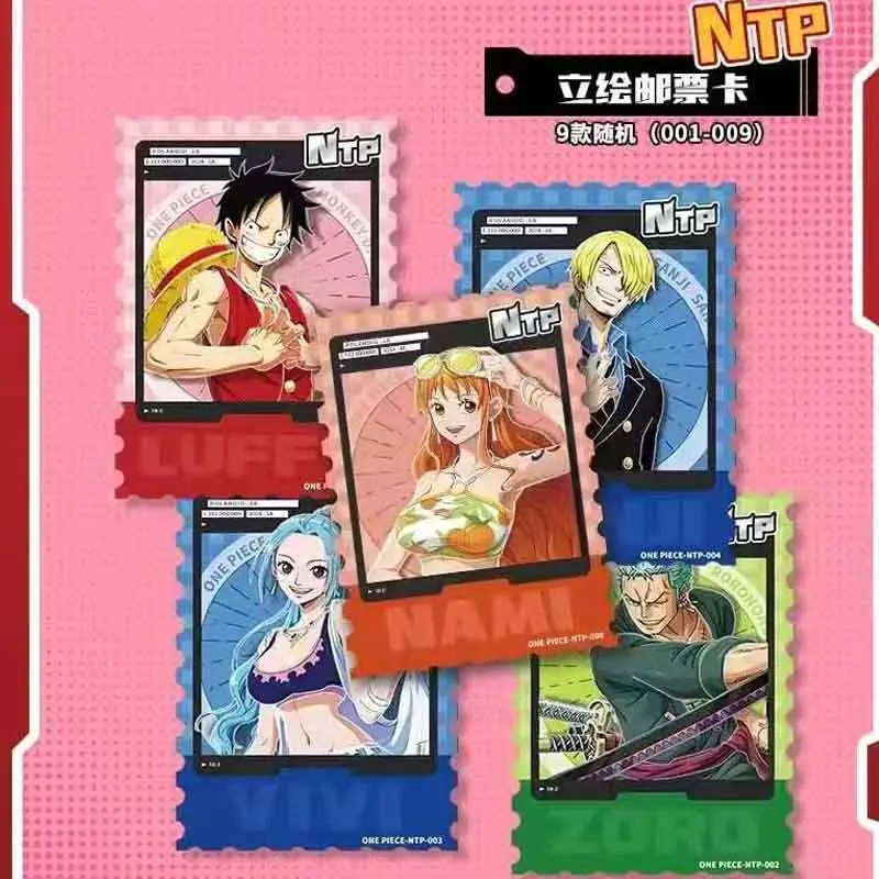 One Piece Collection Cards Wholesales Booster Box Wan Ka Luffy Game Anime Character Card Kids Toys Holiday Gift