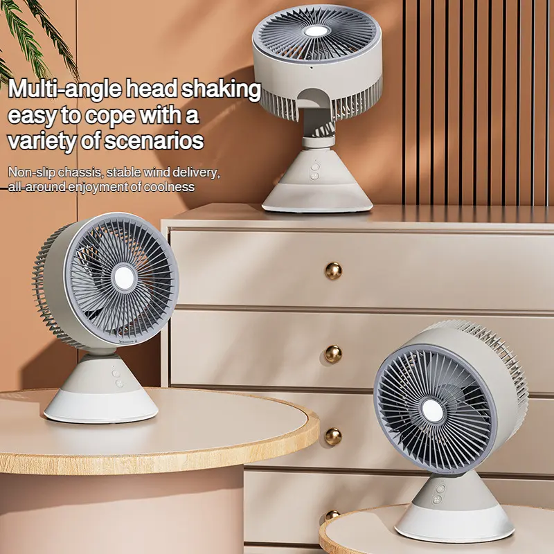 Office Desktop Fan Moving Head Cooling Small Electric Fan Circulating Fan Desktop Fan