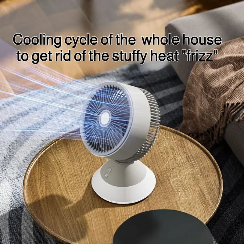 Office Desktop Fan Moving Head Cooling Small Electric Fan Circulating Fan Desktop Fan
