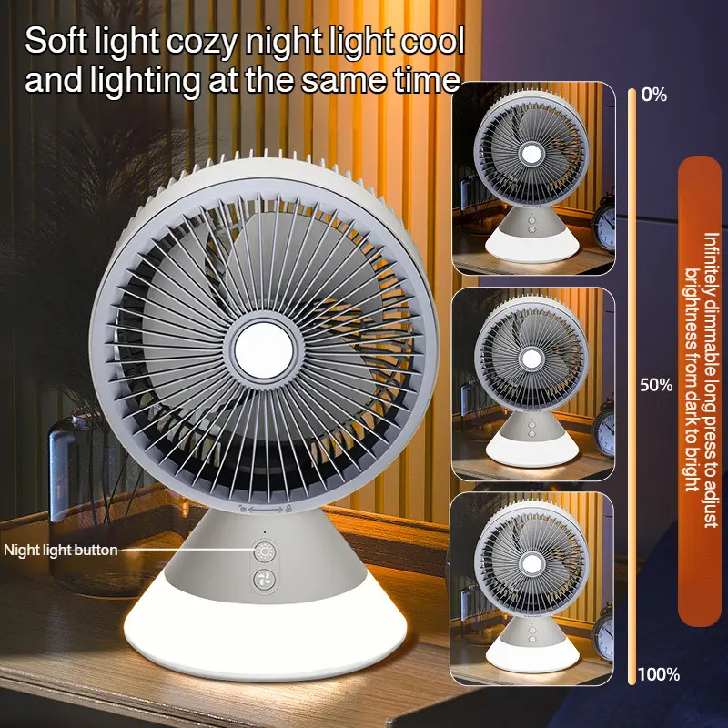 Office Desktop Fan Moving Head Cooling Small Electric Fan Circulating Fan Desktop Fan