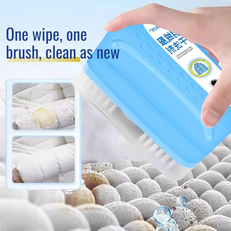 【Down Jacket Dry Cleaning Agent/Washing And Brushing Two-in-one】Water-free Cleaning Detergent For Clothing Stain Removal