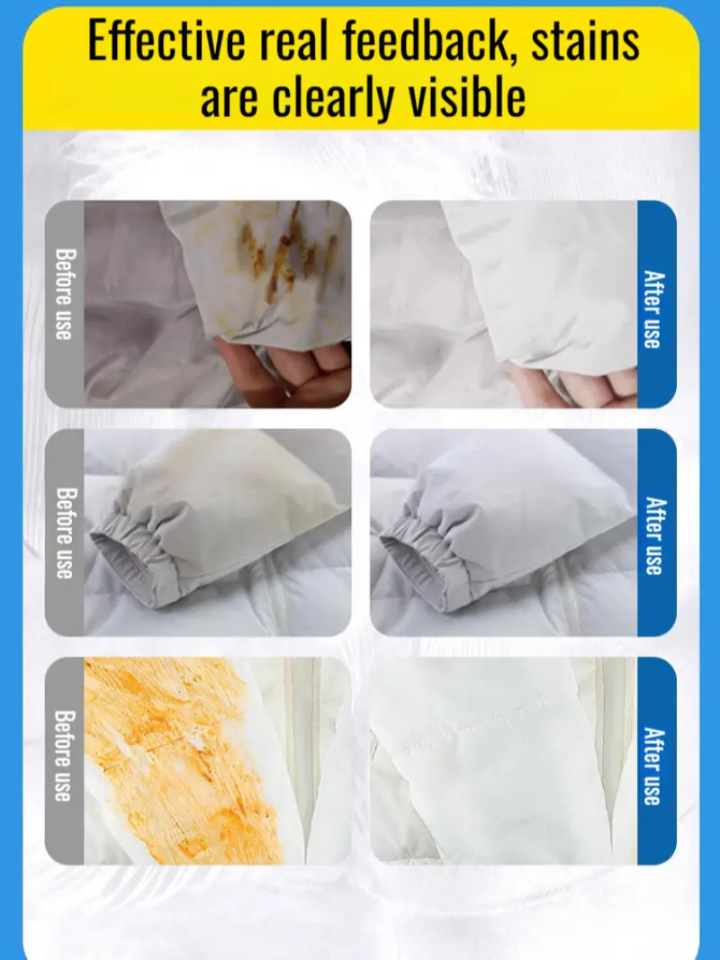 【Down Jacket Dry Cleaning Agent/Washing And Brushing Two-in-one】Water-free Cleaning Detergent For Clothing Stain Removal