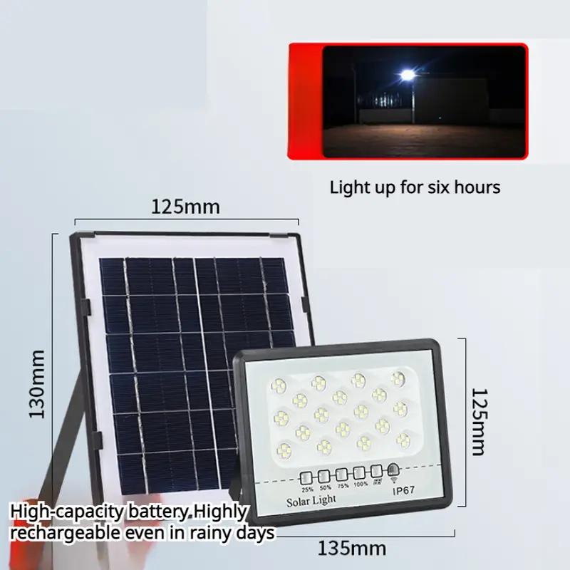 Solar Lights Super Bright High Power Waterproof Household Lighting Outdoor Lights Street Yard Lights