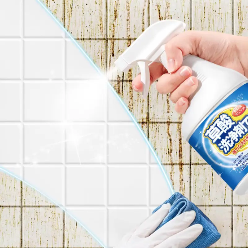Household cleaner tile decontamination and yellow oxalic acid cleaner bathroom floor tile decontamination cleaner toilet toilet