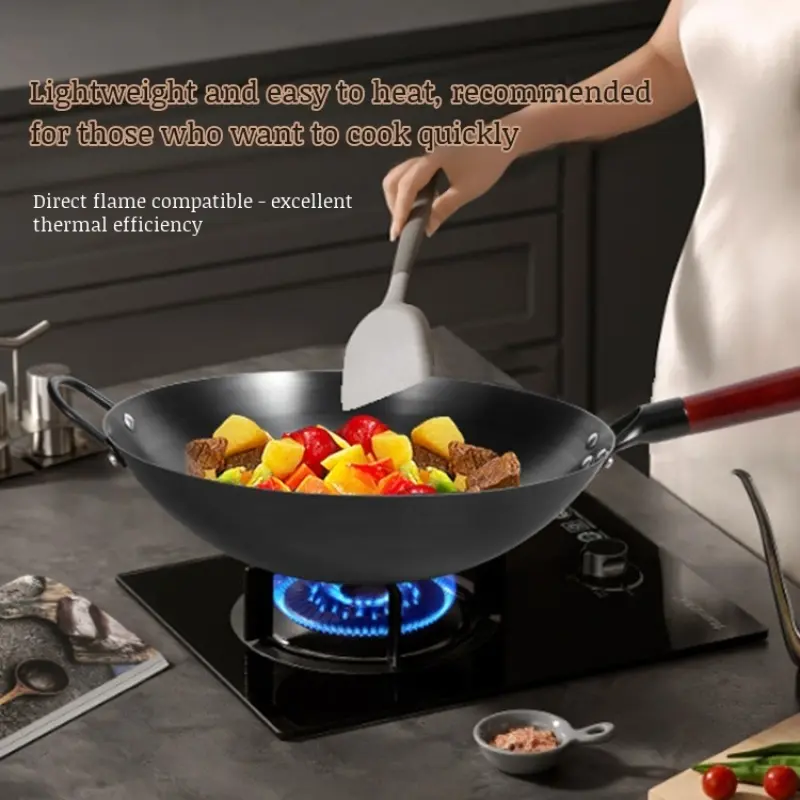 Uncoated thirdgen frying pan Upgraded lightweight hotel special