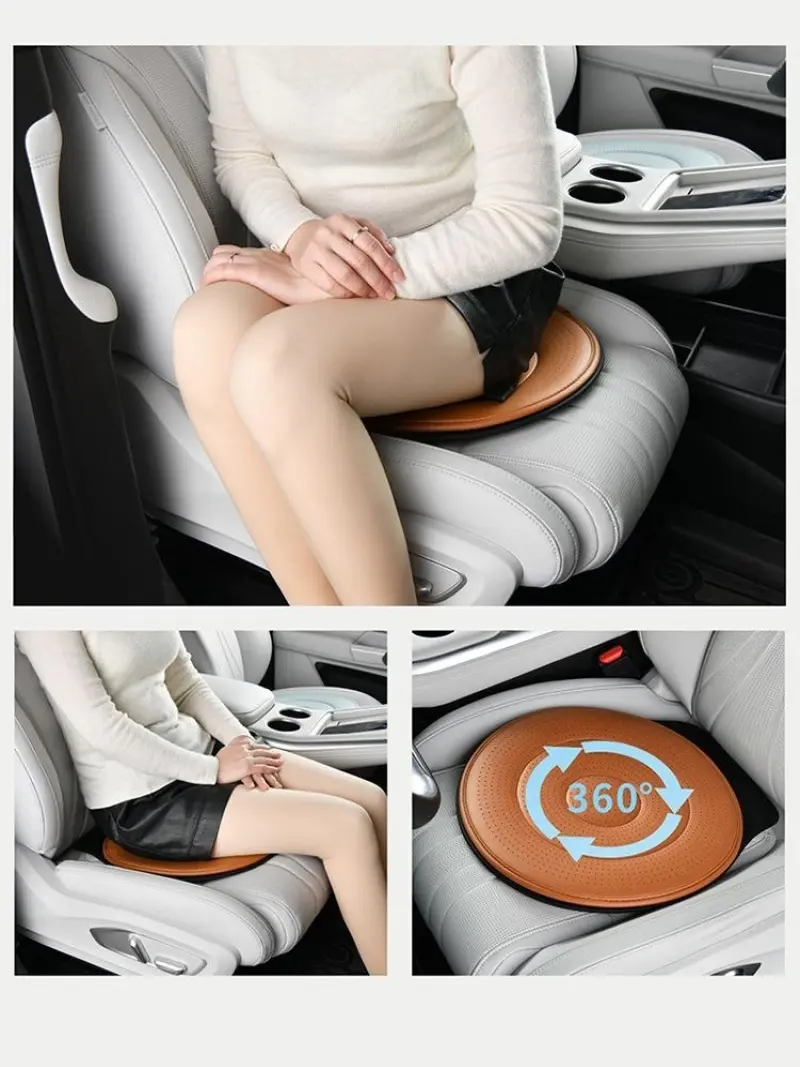 360 degree rotating car seat cushion for elderly and pregnant women in all seasons universal multifunctional mobile seat cover