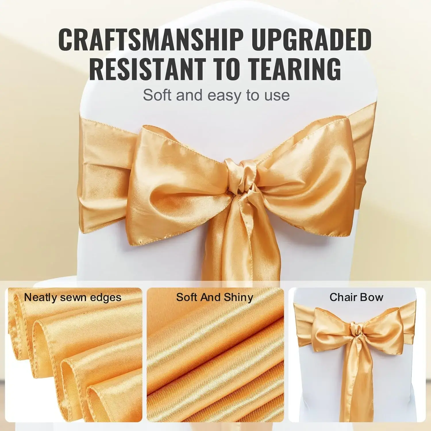 Stretch Spandex Chair Sashes Bows, Chair Slipcover and Stretch Chair Sash, Elastic Chair Bands, Fitting Wedding, Holiday