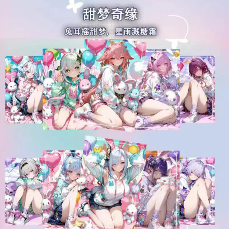 2025 Goddess Story Booster Box Cards A5 Acrylic Colored Paper Collection Waifu Full Set Card Game Anime Board Game Child Gifts