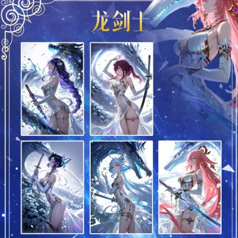 Goddess Story Demon Slayer One Piece acrylic paper Booster Box Collection Cards Sexy Anime Character Cards Hobbies Gift
