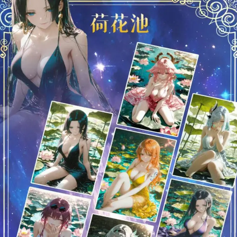 Goddess Story Demon Slayer One Piece acrylic paper Booster Box Collection Cards Sexy Anime Character Cards Hobbies Gift