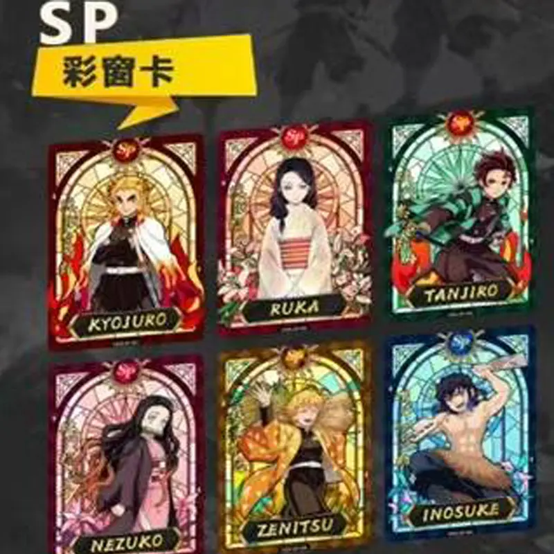 2025 Demon Slayer Apocalypse Wave 5 CardWholesale New Process Colored Paper Anime Character Collection Card Hobbies Gift