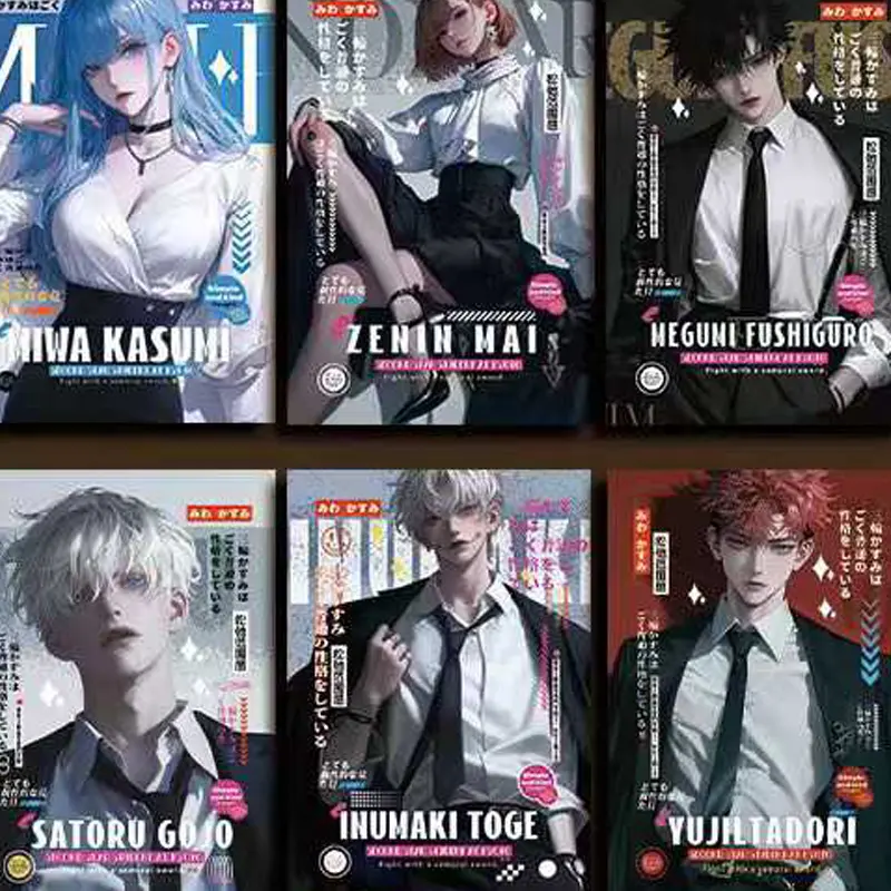 Wholesale Jujutsu Kaisen Cards Booster Box Anime Game Character Card Board Game Card Playing Card Birthday Gift Toys