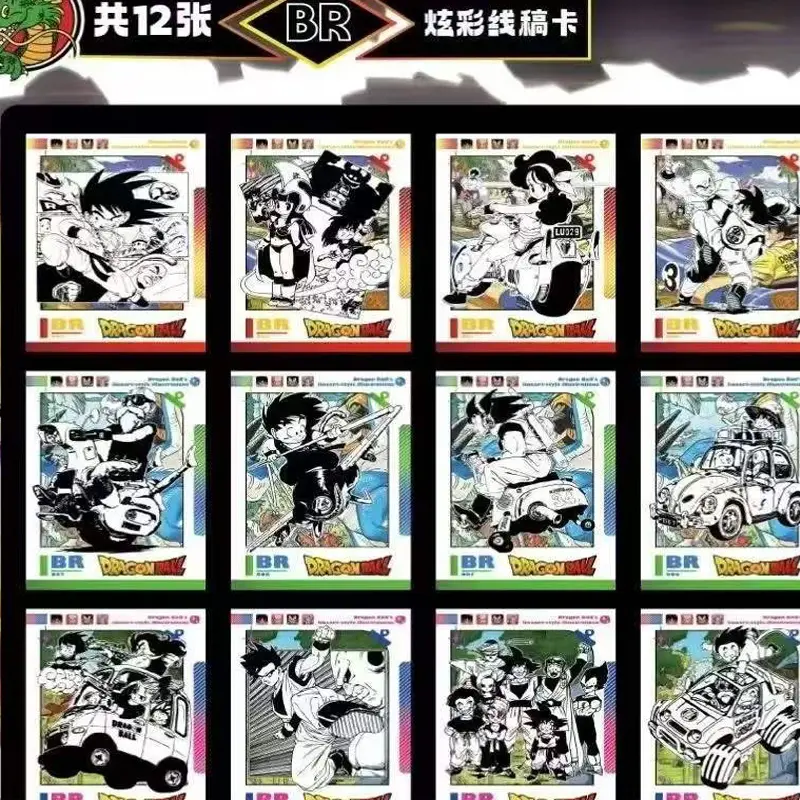 2025 New Dragon Ball Limited Reward Collection Cards Culture Anime Character Gift Table Board Game Playing Cards For Fans