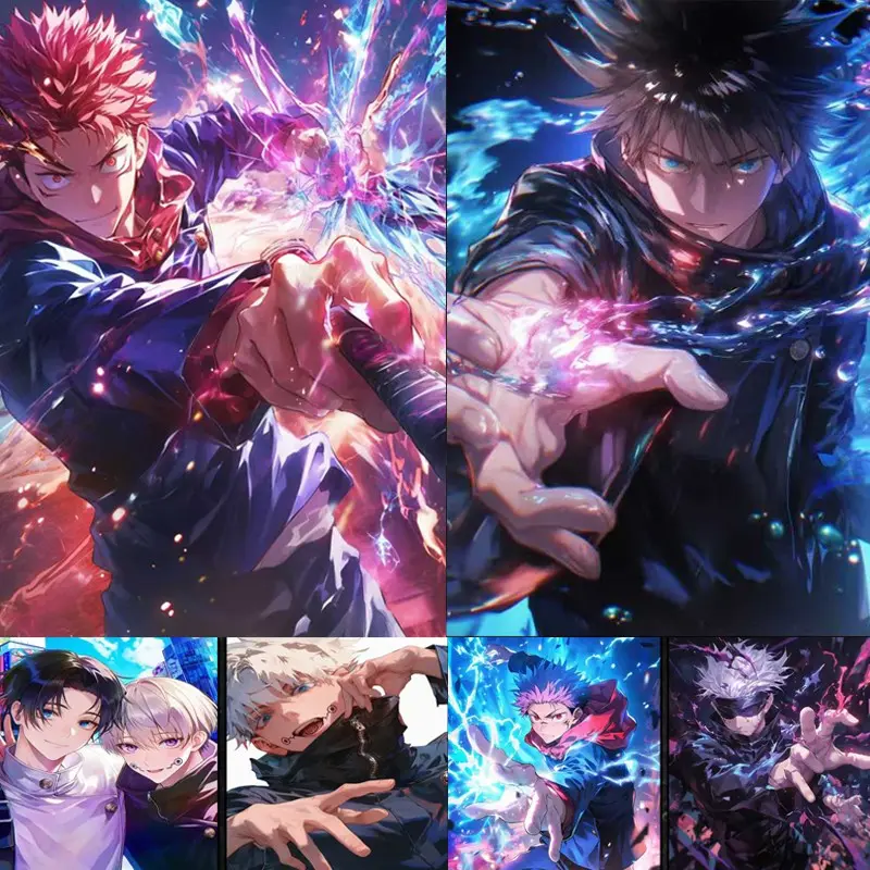 Wholesale Jujutsu Kaisen Cards Booster Box Gojo Satoru Anime Game Character Card Board Game Card Playing Card Birthday Gift Toys