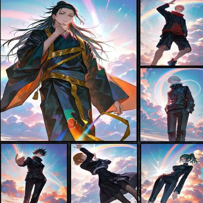 Wholesale Jujutsu Kaisen Cards Booster Box Gojo Satoru Anime Game Character Card Board Game Card Playing Card Birthday Gift Toys