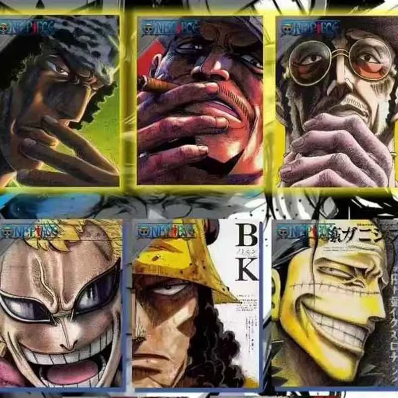 One Piece Collection Cards Wholesale Booster Box Langu Cultural Creation Luffy Metal Collection Card Holiday Gift Board Games