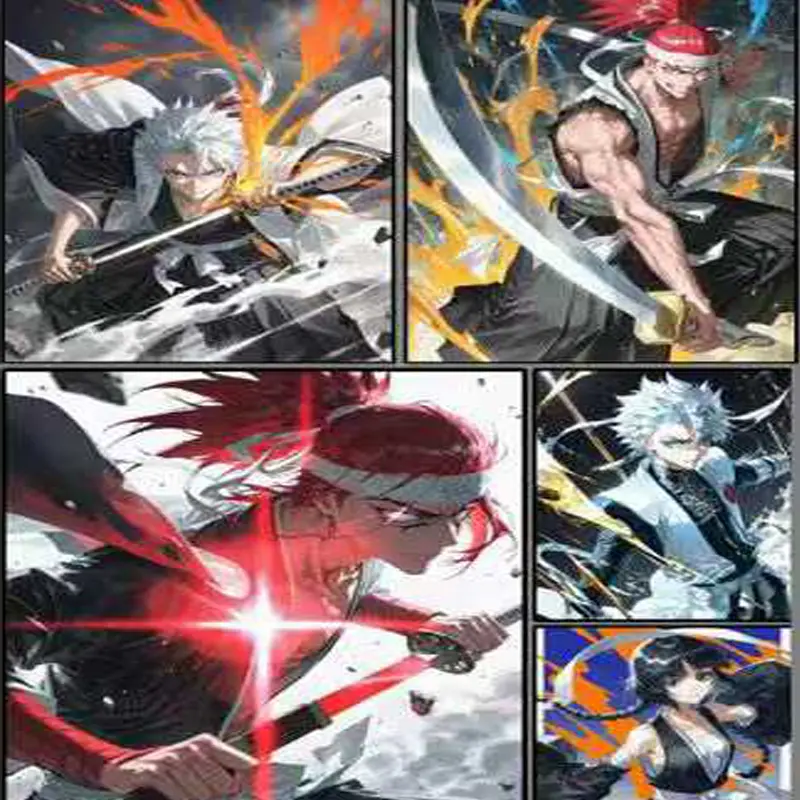 Wholesale Bleach Cards Booster Box B5 Size Flash Card Animation Game Collection Card Table Games Children Gift And Hobbies Gifts