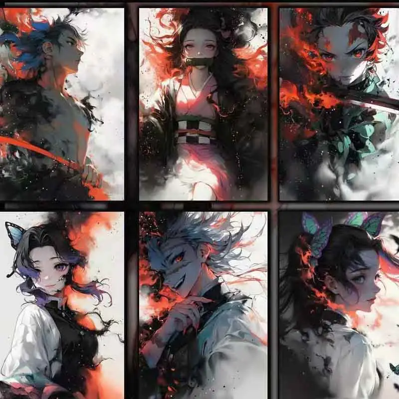 2025 Newest Demon Slayer Cards Wholesale Booster Box Anime Game Cute Character Card Collection Card Children Hobbies Gift