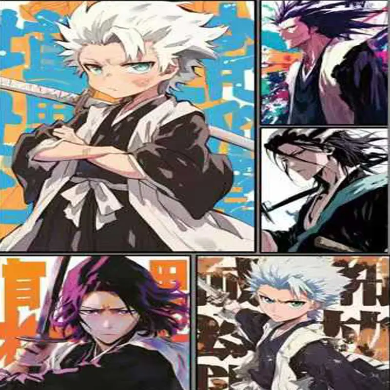 Wholesale Bleach Cards Booster Box B5 Size Flash Card Animation Game Collection Card Table Games Children Gift And Hobbies Gifts