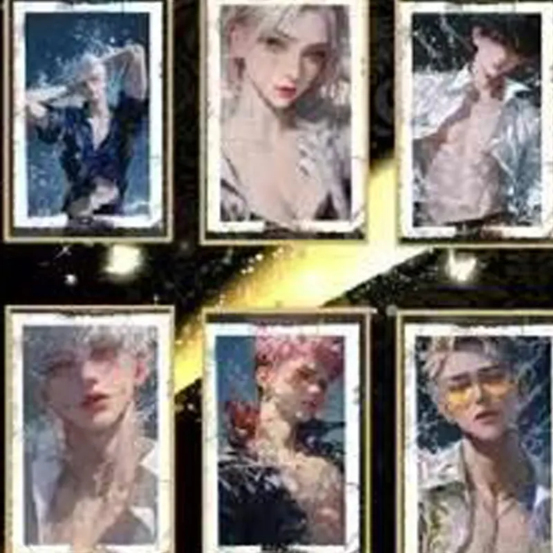 Wholesale Jujutsu Kaisen Wave 4 Acrylic Cards Booster Box Anime Game Character Card Board Game Playing Card Birthday Gift Toys