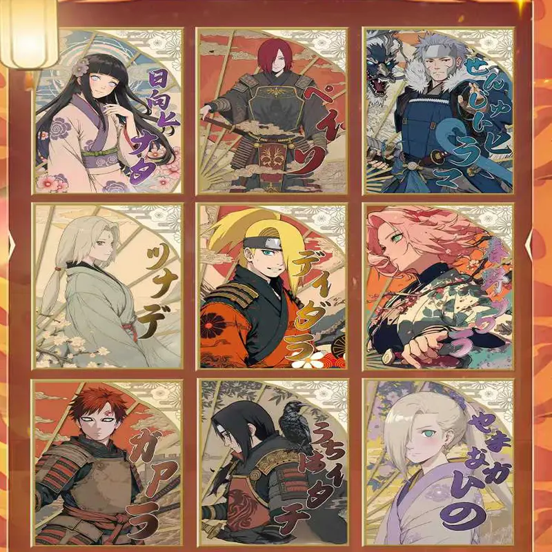 180PCS/2025 Naruto Multi-series Collection Color Card Booster Box Wholesale Anime Character Board Game Hobbies Gift For Fans