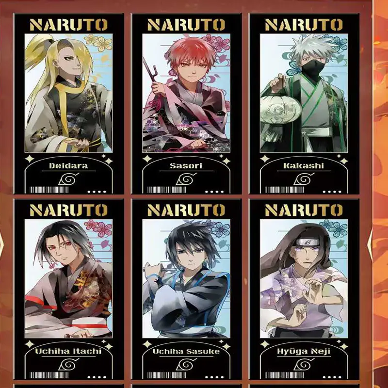 180PCS/2025 Naruto Multi-series Collection Color Card Booster Box Wholesale Anime Character Board Game Hobbies Gift For Fans