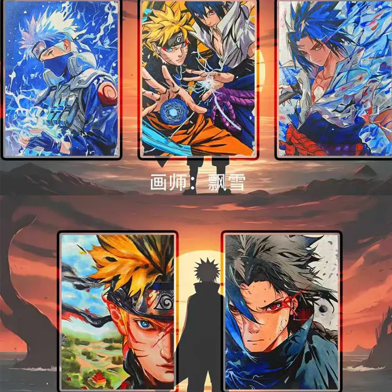 2025 Newest Naruto Multi-series Collection Color Card Booster Box Wholesale Anime Character Board Game Hobbies Gift For Fans