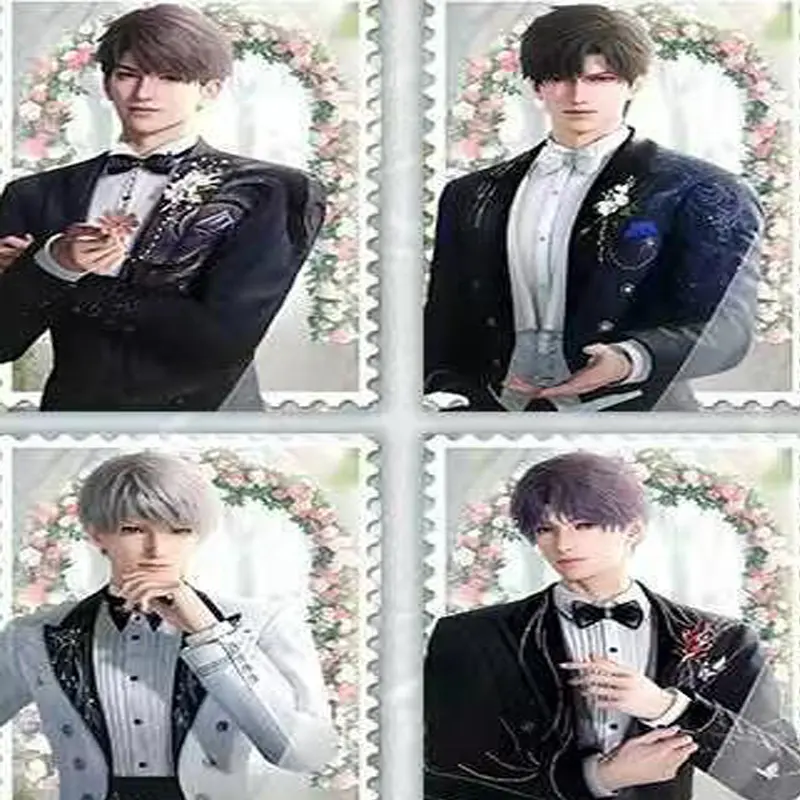2025 New Love And Deep Space Wholesale Cosplay Cartoon Holographic Acrylic Double Flash Paper Cards  Hobbies Gifts