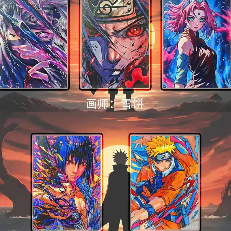 2025 Newest Naruto Multi-series Collection Color Card Booster Box Wholesale Anime Character Board Game Hobbies Gift For Fans