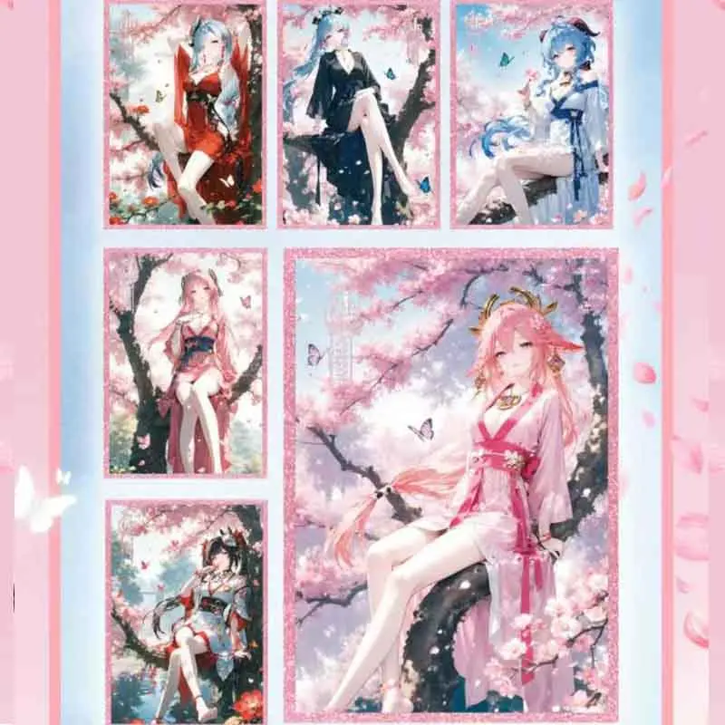 Wholesale Cards Goddess Story Booster Box Rose Whisper A4 Game Animation Smooth Character Collection Card Board Game Card Toys
