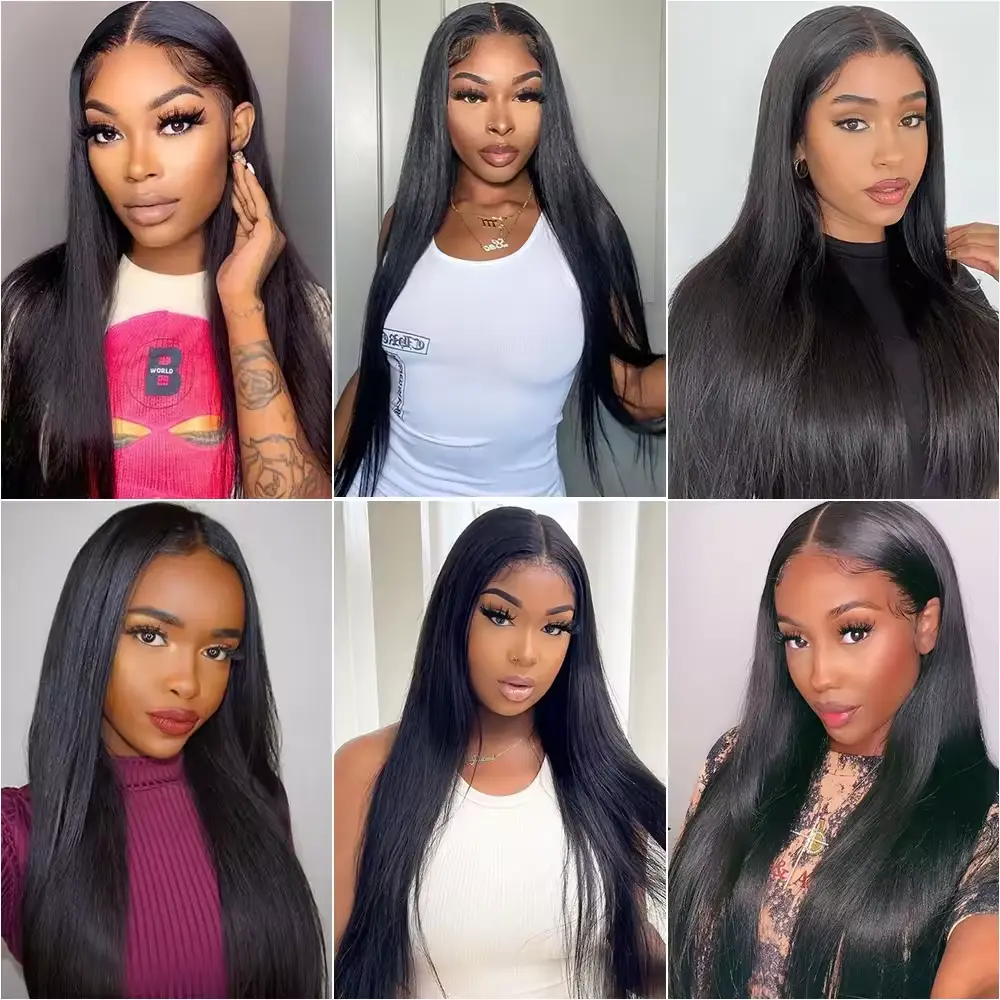 26Inch Human Hair Bundles 10A Brazilian Raw Hair Weave Bundles 30 32Inch Straight Human Hair Bundles Hair Extensions