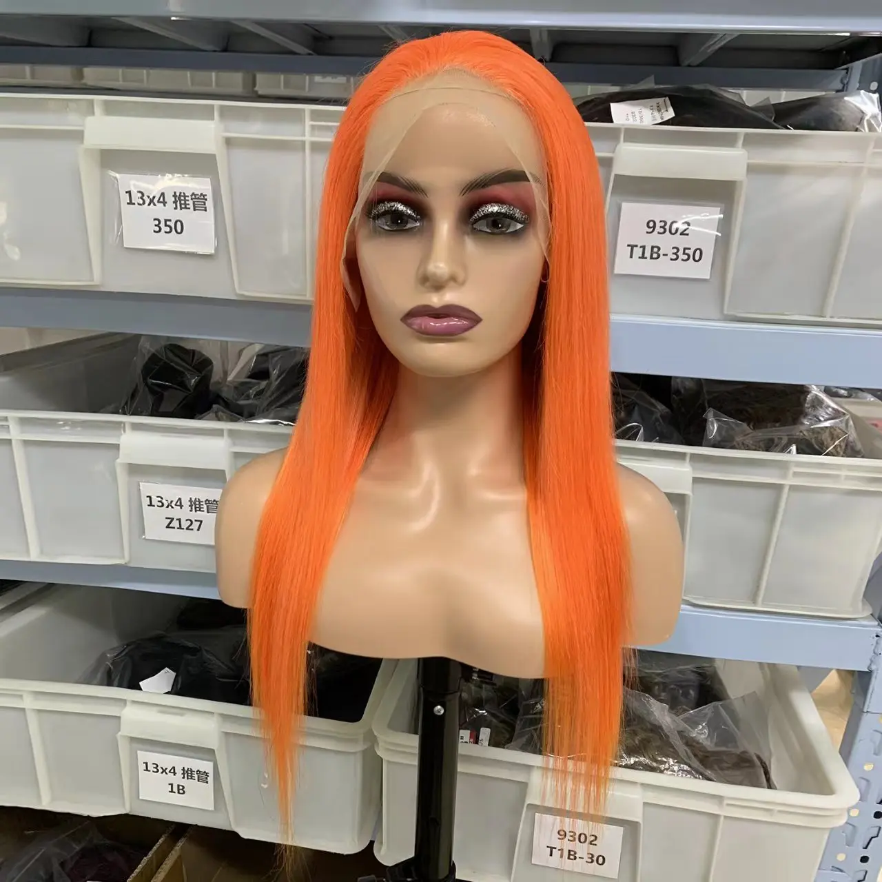 Pink Human Hair Wig 13x4 Straight HD Transparent Lace Front Wigs 613 Colored Blonde Human Hair Wig For Women 250 Density