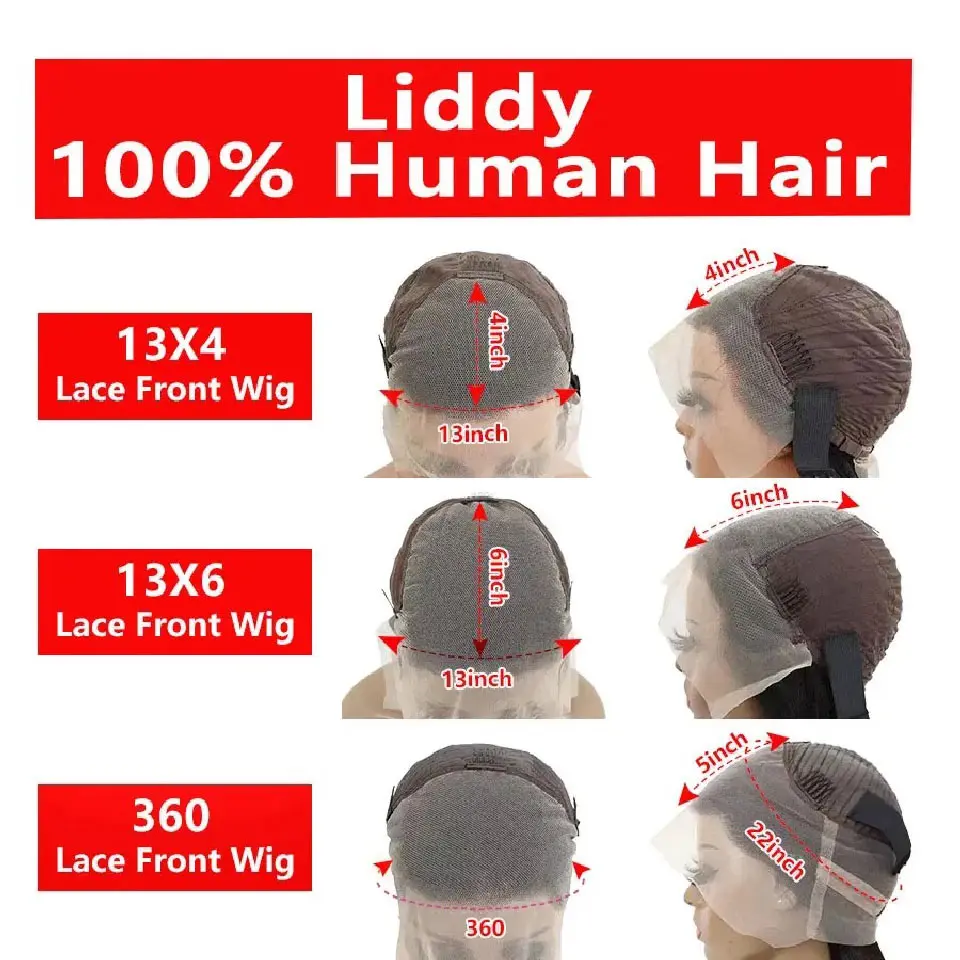 250% 30 Inch 13x6 Hd Lace Frontal Wig Human Hair Deep Wave Wig Curly Wigs 13x4 Water Wave 360 Lace Front Human Hair Wig