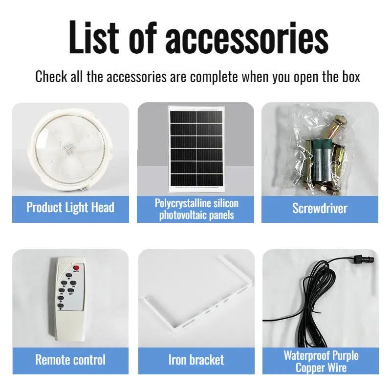 60W LED Solar Ceiling Light Pendant Light High Power Indoor Remote Control Ceiling Light Balcony Ceiling Light