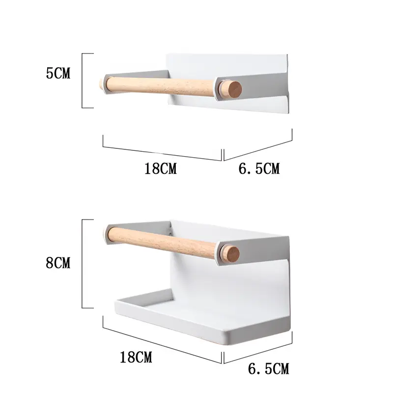 Non Nail Magnetic Umbrella Stand Household Wall Mounted Umbrella Storage Rack Entrance Door Creative  Double-layer Umbrella Rack