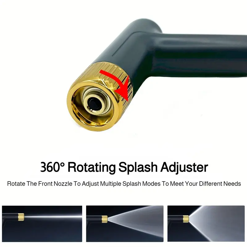 High-Pressure Car Washing Water Gun Telescopic Hose Household Strong Washing Nozzle Watering Flowers And Washing Windows