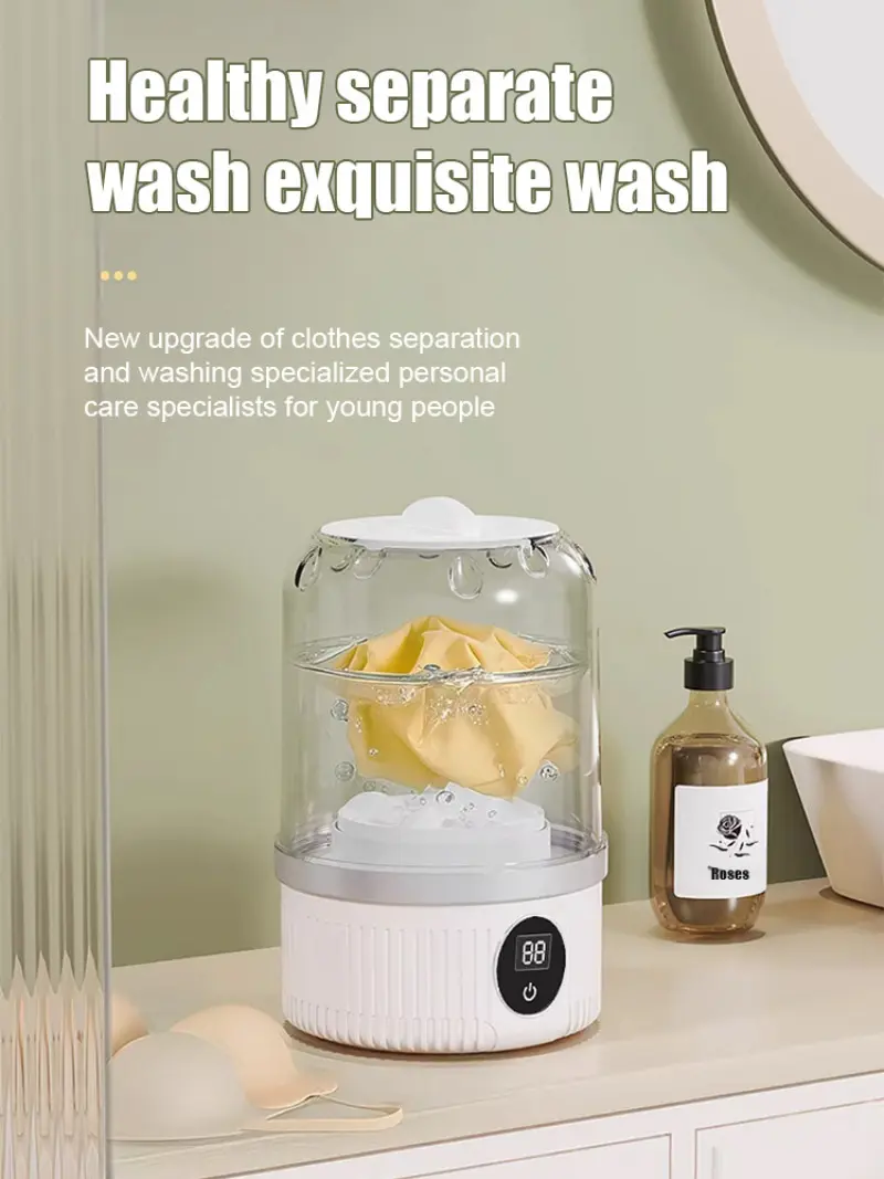 Mini portable fast charging special wireless underwear washing machine