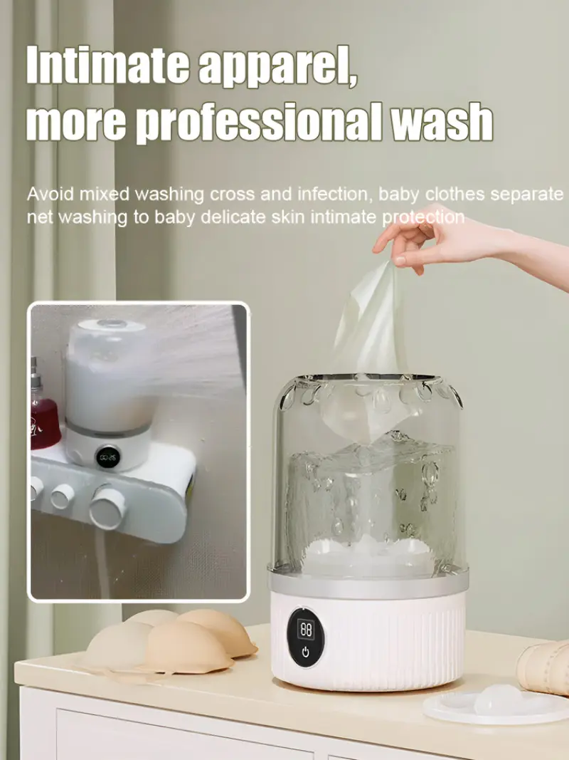 Mini portable fast charging special wireless underwear washing machine