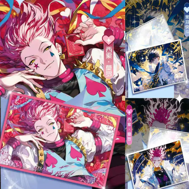 2025 New Male God Acrylic Double Flash Paper Collection Cards Wholesale Multi-series Anime Character Toy Gift Board Game Card