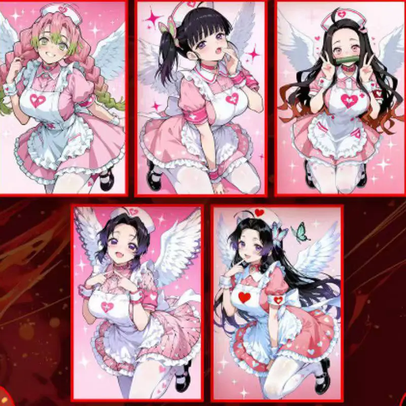 2025 Demon Slayer Wave 2 Premium Acrylic Paper Cards Wholesale Anime Character Multiple series Collection Card Hobbies Gift