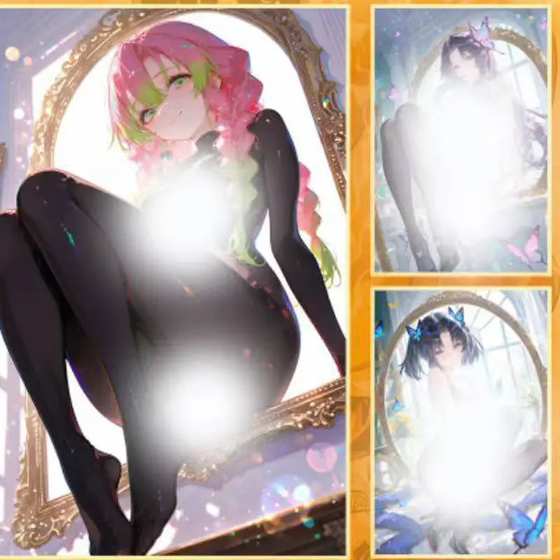 2025 Demon Slayer Wave 2 Premium Acrylic Paper Cards Wholesale Anime Character Multiple series Collection Card Hobbies Gift