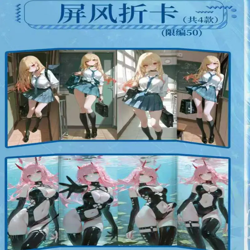 Wholesale New Goddess Story A5 Colored Paper Girl Cards Booster Box Game Anime Waifu Collection Card Board Game Hobbies Gift