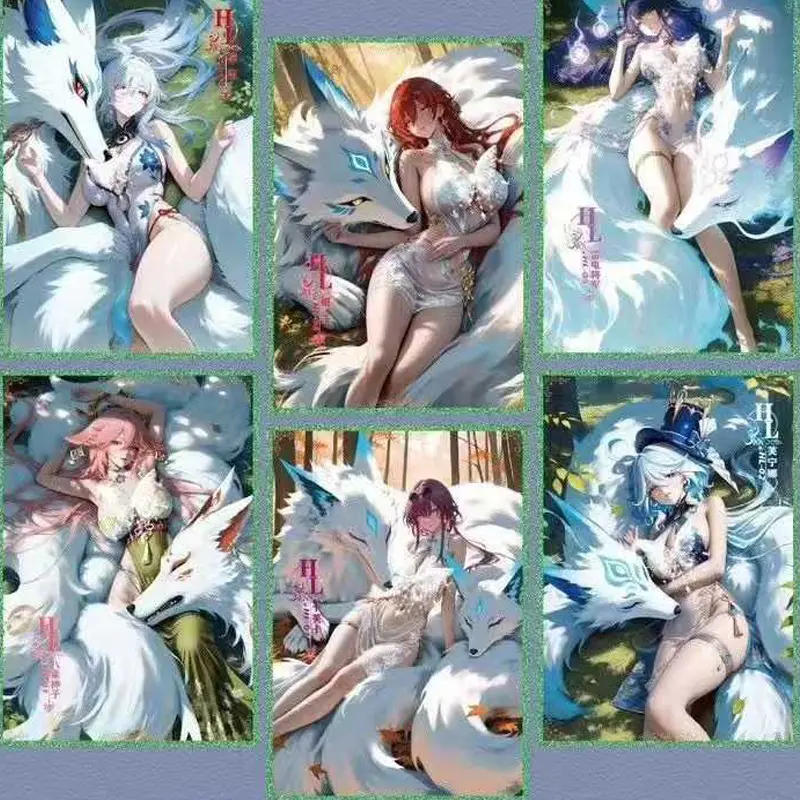 2025 Mika Goddess Story Booster Box A4 Acrylic Collector's Color Paper Waifu Full Sets Card Game Anime Board Game Child Gifts