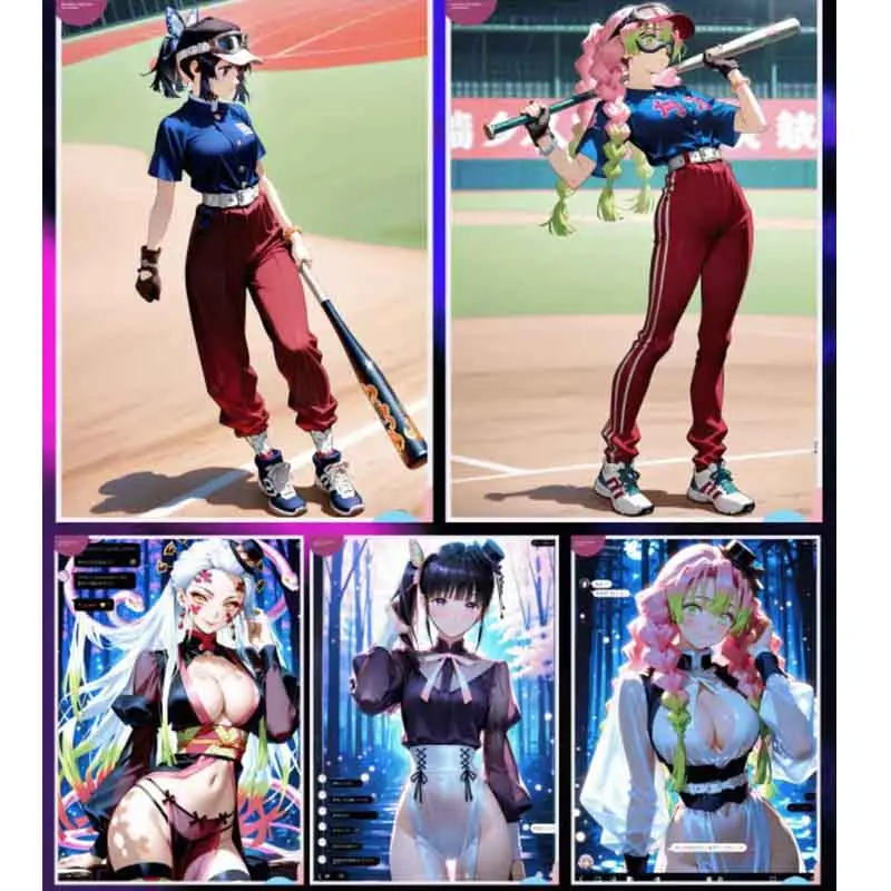 Wholesale Booster Box Demon Slayer Collection Cards Butterfly Dance Anime Character Collection Card Birthday Gifts Table Games
