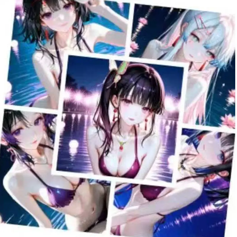 2025 Demon Slayer  TianKa Culture Wave 2 Card Wholesale New Process Colored Paper Anime Character Collection Card Hobbies Gift