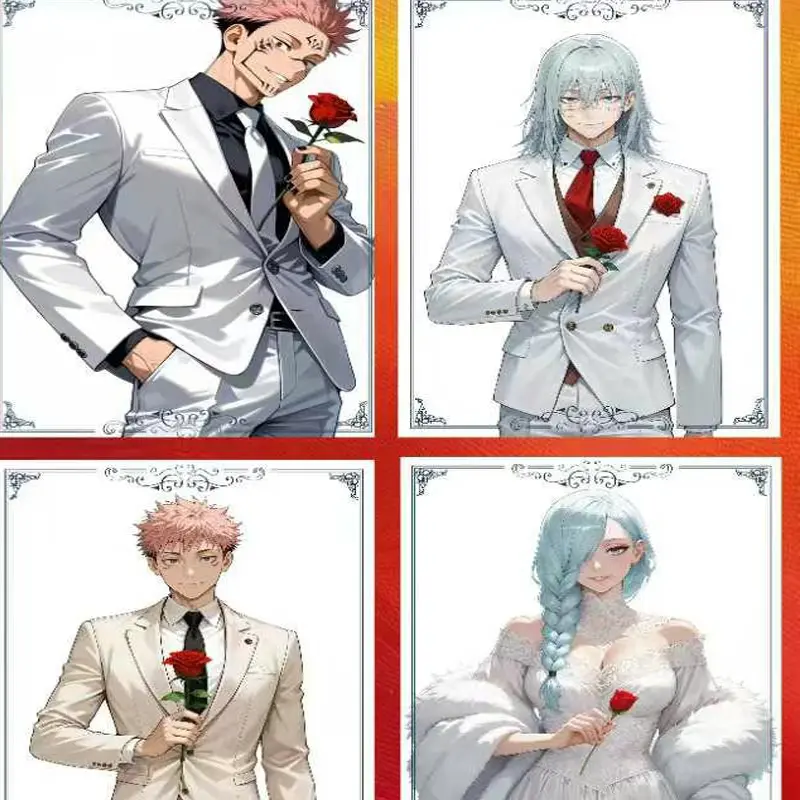 Special Offer Jujutsu Kaisen Wave 3 Mica Plate Cards Booster Box 10*15 Size Anime Game Character Card Hobbies Gift