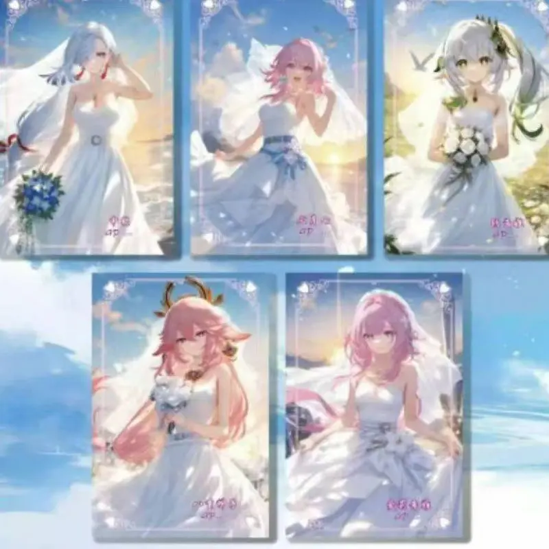 New Goddess Story Booster Box Wholesale A5 Acrylic Double-Sided Design Cards Tcg Rare Anime Table Playing Game Hobbies Gift