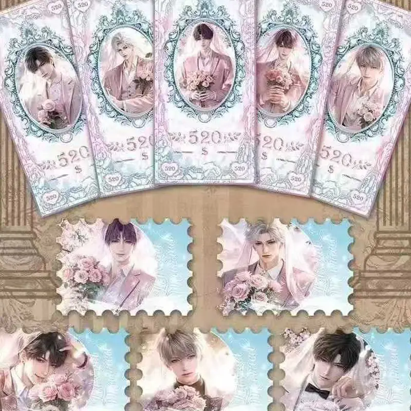 100Pcs/2025 New Love And Deep Space Wholesale Cosplay Cartoon Holographic Stamping Cards Blind Box Hobbies Gifts