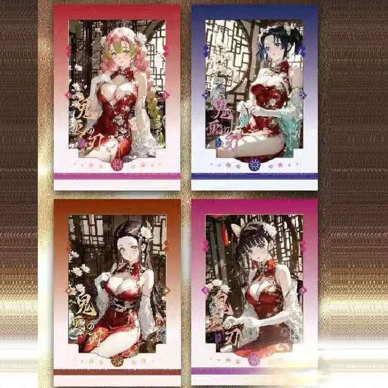 Wholesale Booster Box Demon Slayer Collection Cards Fantasy Color Culture Anime Character Rare Cards Board Games Card Toys